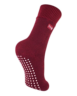 THMO - Indoor Slipper Sokken met Grijpers voor Kinderen - Fuchsia
