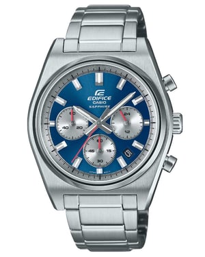 Casio Edifice Heren Horloge Zilverkleurig EFB-730D-2AVUEF