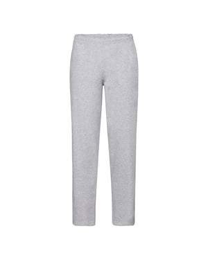 Fruit of the Loom Heren Classic Heather Open Hem Joggingbroek (Heide Grijs)