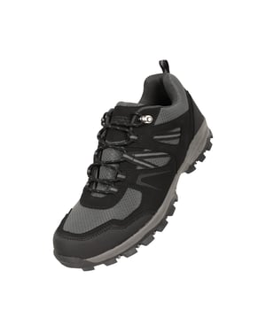 Mountain Warehouse Heren Mcleod Outdoor Breed Loopschoenen (Zwart)
