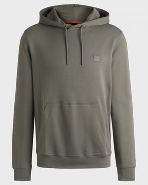 BOSS Orange Wetalk Heren Pullover Hoodie met Logo Patch