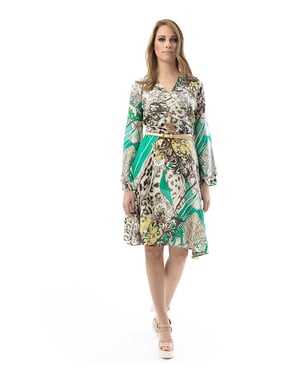 Faux Wrap Stijl Jurk