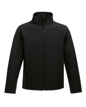Regatta Opmerkelijk Heren Ablaze Afdrukbaar Soft Shell-jasje (Zwart/Zwart)