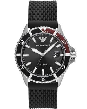 Emporio Armani Diver Heren Horloge Zwart AR11341