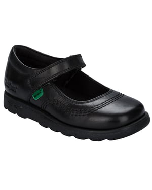 Meisjes Kickers Peuters Fragma Pop Schoen in Zwart