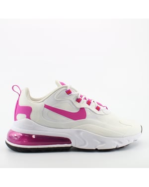 Nike Air Max 270 React Wit Textiel Vrouwentrainers CJ0619 100
