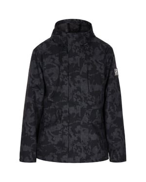 Schmuddelwedda Anorak Heren Donkergrijs zwart camouflage