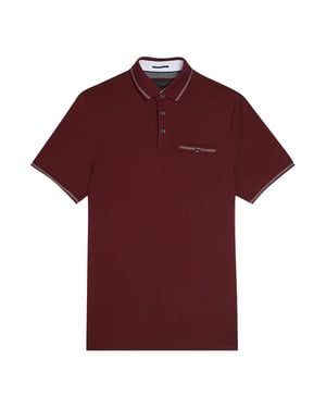 Ted Baker Tortila Heren Maroon Poloshirt