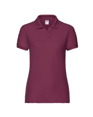 Fruit of the Loom Dames/Dames Lady Fit 65/35 Poloshirt (Bourgondië)