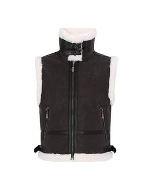 Dreimaster Waistcoat Dames donkerbruin
