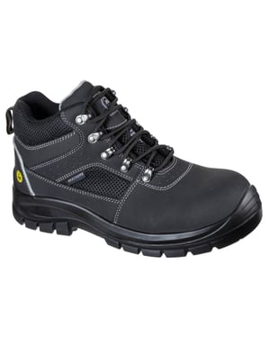 Skechers Heren Trophus Letic Geheugenschuim Leren Veiligheidslaarzen