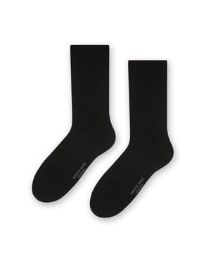 Steven - Heren 1 Paar Originele Merino Wol Sokken voor de Winter - Zwart