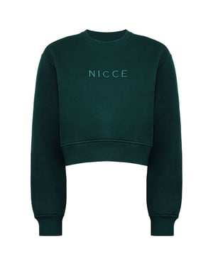 Nicce Era Heren Donkergroen Cropped Sweater