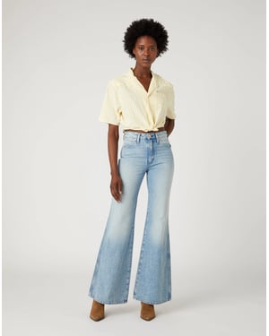 Wrangler - TIE RESORT SHIRT PALE BANANA