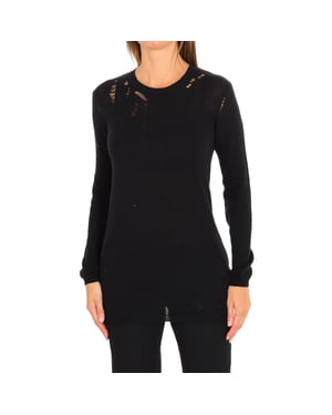CAIMAN lange mouw blouse met ronde hals 17S2SR011 vrouw