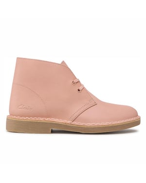 Clarks Originals Desert 2 Dames Roze Laarzen