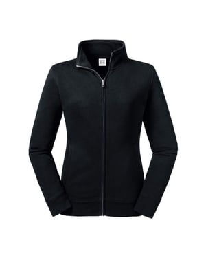 Russell Dames/dames Authentieke Sweat Jacket (Zwart)