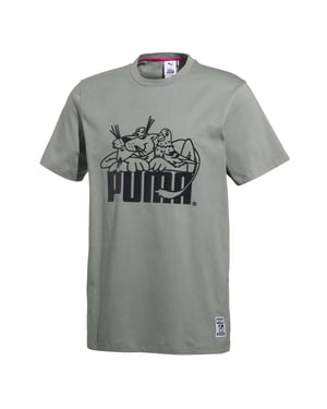 Puma x Staple Tee Korte mouwen Crew Neck Limestone Womens T-shirt 577484 85