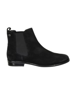 Enkellaarsjes met fluweeleffect en elastiek WF200004A dames