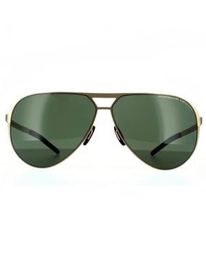 Porsche Design Zonnebril P8670 C Gold Green