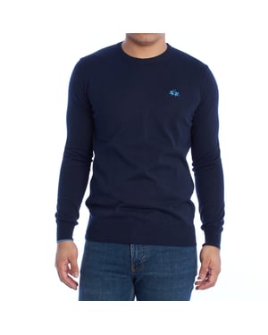 Heren Regular Fit Sweater met ronde hals YMS010-XC008