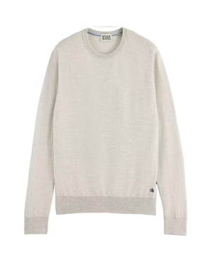 Scotch&Soda Essentials Crewneck Trui Van Merinowol