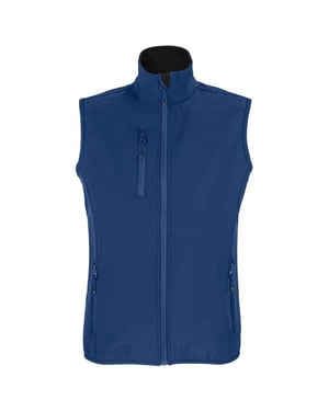 SOLS Dames/dames Falcon Softshell gerecyclede bodywarmer (Afgrond blauw)