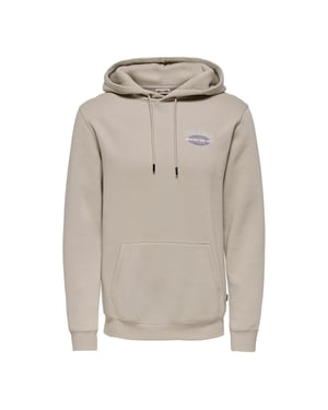 Only & Sons Hoodies Keane Hoodie  Beige