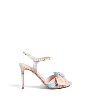 Ted Baker Nestar 95Mm Stilleto hak Art Print Strik, Veelkleurig