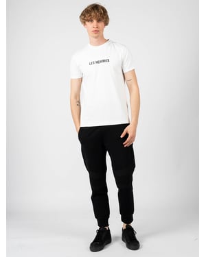 Les Hommes T-shirt Mannen Wit