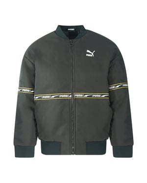 Puma geruit zwaar zwart bomberjack