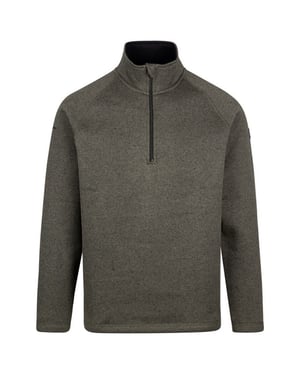 Trespass Heren Corsham Marl Half Zip Fleece Top (Donkere wijnstok)