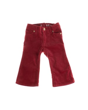 Fluwelen flare jeans 810673 meisjes