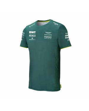 Aston Martin Cognizant F1 Officieel Heren Groen T-Shirt