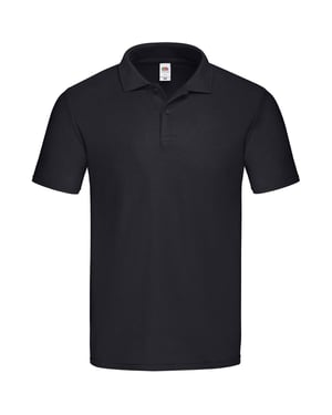 Fruit of the Loom Heren Origineel Polo Shirt (Zwart)