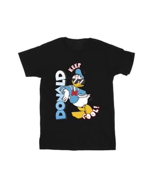 Disney Heren Donald Duck Cool T-Shirt (Zwart)