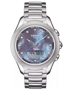 Tissot T-touch Solar Dames Zilveren Horloge T0752201110601