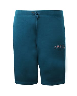 Asics Logo Heren Blauwe Shorts