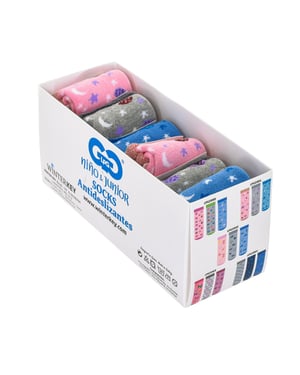 Set-6 anti-slip kindersokken LPG2001
