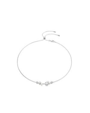 Swarovski 'Constella Bars' Dames Basis Metaal Ketting - Zilver 5705626