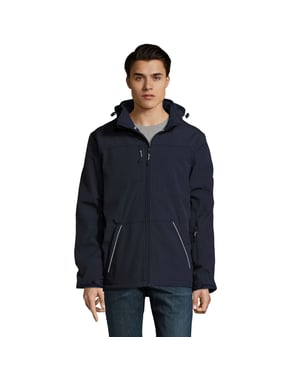 SOLS Heren Rock gewatteerd Soft Shell jack (Franse marine)