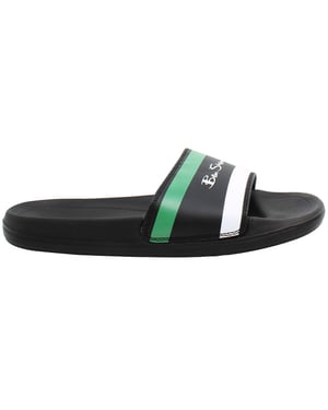 Ben Sherman Sidney Heren Zwarte Slippers