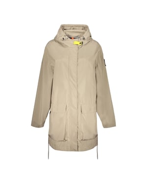 Parajumpers True Beige trenchcoat met capuchon