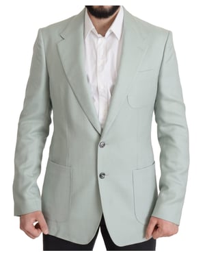 Dolce & Gabbana Groene Kasjmier Heren Blazer Heren Jacket