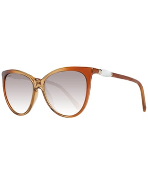 Swarovski Cat Eye Dames lichtbruine transparante bruine gradiënt zonnebril