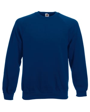 Fruit Of The Loom Heren Raglan Mouwen Belcoro® Sweatshirt (Marine)