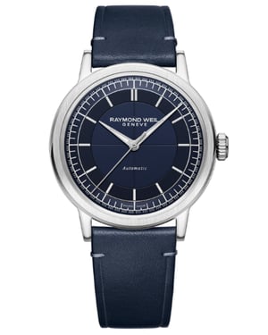 Raymond Weil Millesime Herenblauw Horloge 2925-STC-50001
