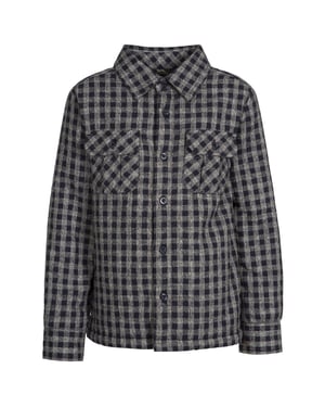 Trespass Kinderen/Kinderen Gemiddelde Lange Mouwen Gingham Shirt (Marine Gingham)