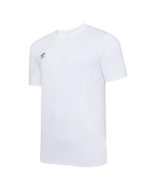 Umbro Heren Club Leisure T-Shirt (Wit/zwart)