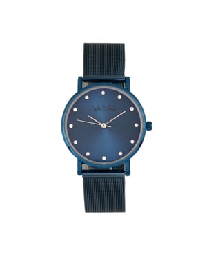 Sophie & Freda Savannah mesh armbandhorloge met Swarovski-kristallen